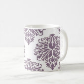 Mok Lavender Elegant Damask Coffee (Voorkant rechts)