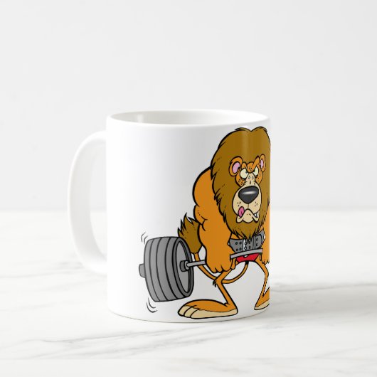 Mok leeuwigheidsgewicht (Voorkant links)