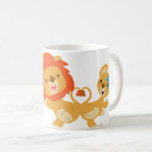 Mok leeuwkoppel dansen (Voorkant rechts)