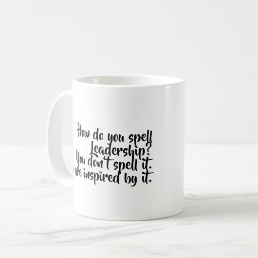 Mok leiderschapsinspiratie (Voorkant links)