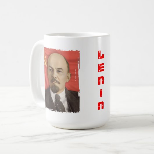 mok "LENIN" (Voorkant links)
