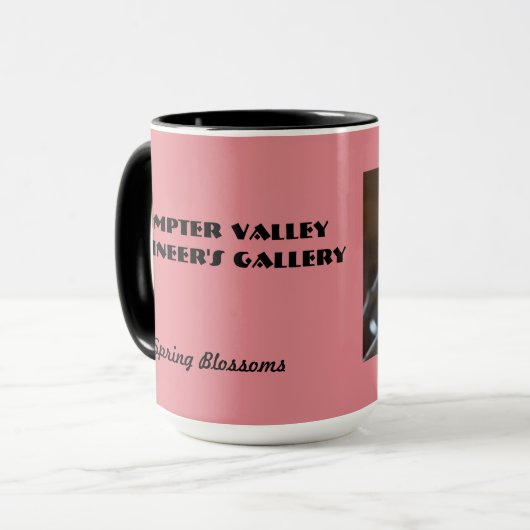 Mok lente bloesems (Voorkant links)