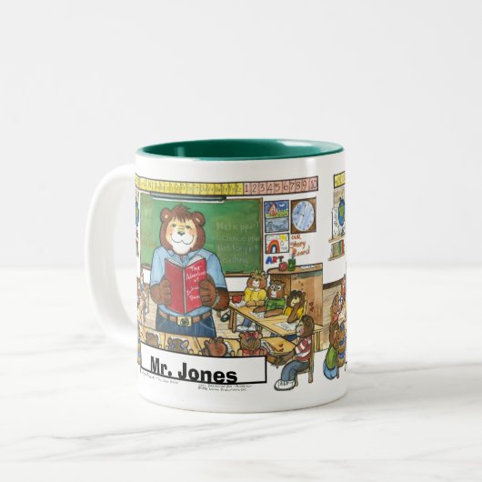 Mok leraar - Gepersonaliseerd (Voorkant links)