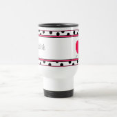 Mok leraar — Polka Dot Apple Travel Mug (Center)