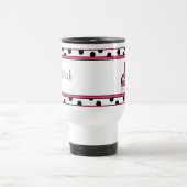 Mok leraar - Polka Dot Travel Mug (Center)