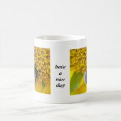 Mok leuke hommel met tekst: "heb een leuke dag" (Center)