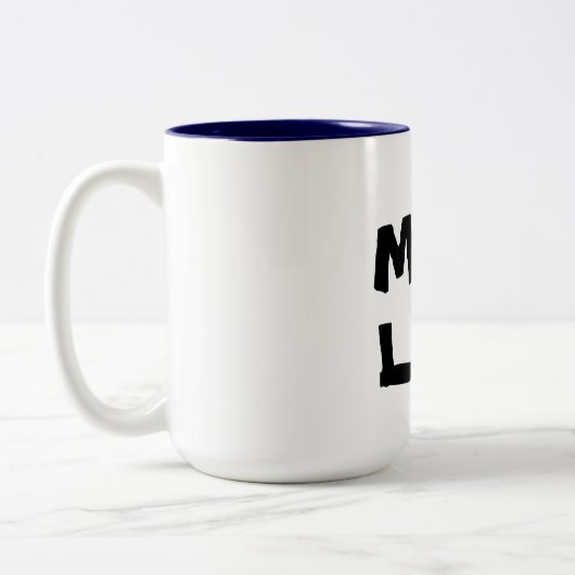 mok leven koffie mok ontwerp grappig (Links)