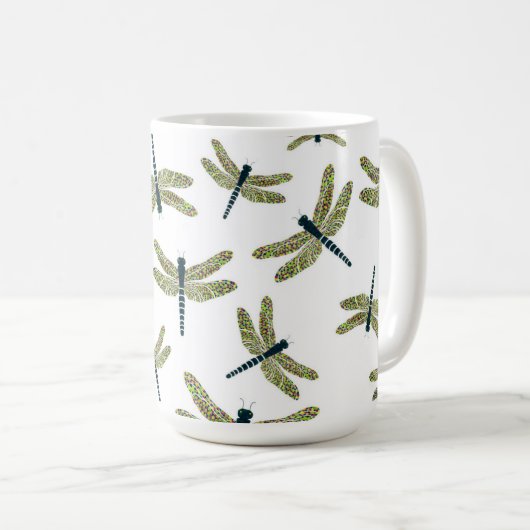 Mok levendige libellen (Voorkant rechts)