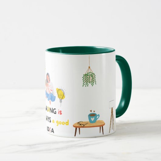 Mok lezen (Voorkant rechts)