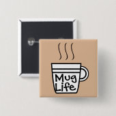Mok Life Button (Voorkant /achterkant)