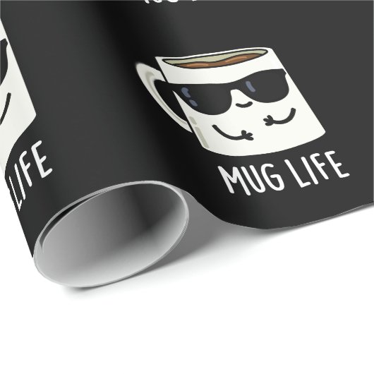 Mok Life Funny Mug Pun Cadeaupapier (Rol Hoek)