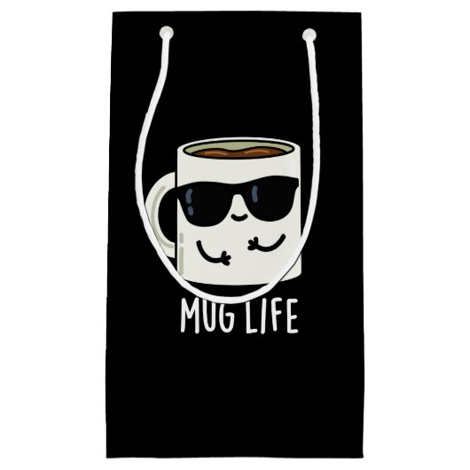 Mok Life Funny Mug Pun Klein Cadeauzakje (Voorkant)