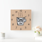 Mok Life Wall klok (Huis)