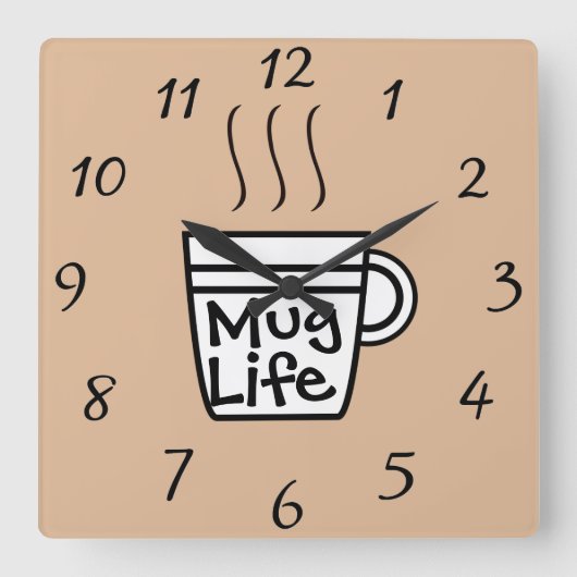 Mok Life Wall klok (Voorkant)