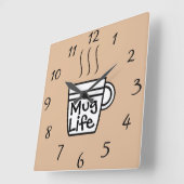 Mok Life Wall klok (Hoek)