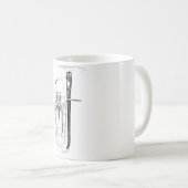 Mok lijntekenkoffie (Voorkant rechts)