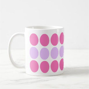 Mok lila en roze Stippen Patroon