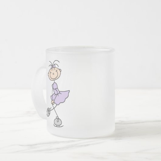 Mok lila ijsschaatsen (Voorkant links)