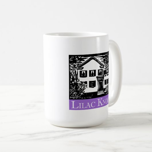 Mok lila knollen (Voorkant rechts)