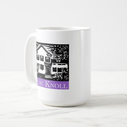 Mok lila knollen (Voorkant links)