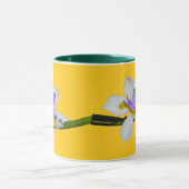 Mok - Lily paar op geel (Midden)