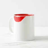 Mok-Lips Tweekleurige Koffiemok (Voorkant links)