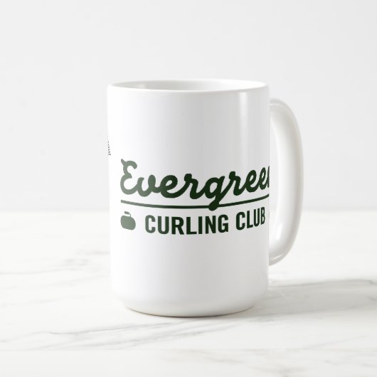 Mok logo en ligatuur (Voorkant rechts)