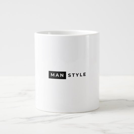 Mok logo man stijl (Voorkant)