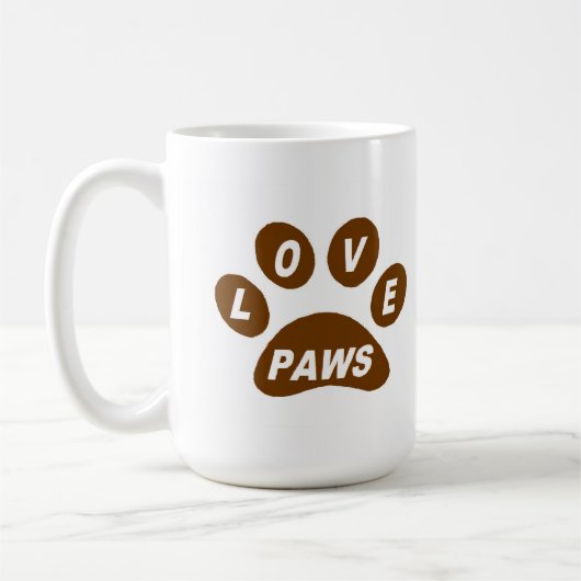 Mok Love Paws on Paws Brown (Links)