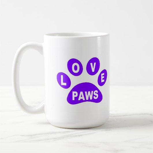 Mok Love Paws op Paws Paars (Links)