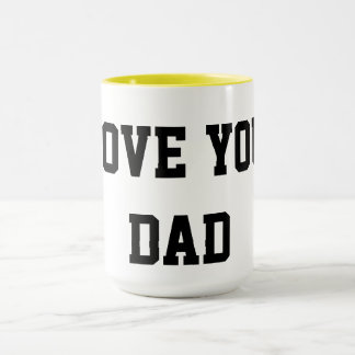 Mok 'Love You Dad' – Cadeau voor Vader, Verjaardag