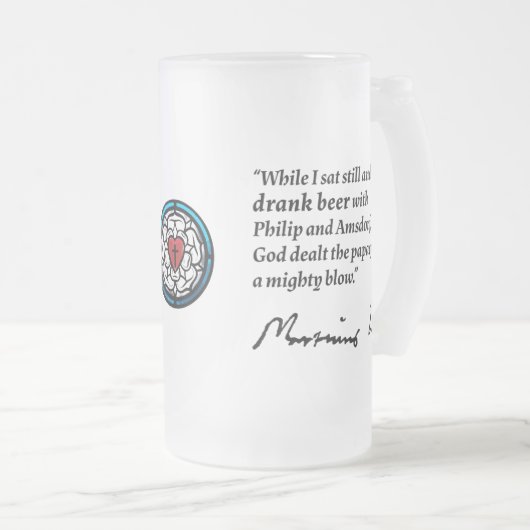 Mok Luther Frosted Beer (Voorkant rechts)