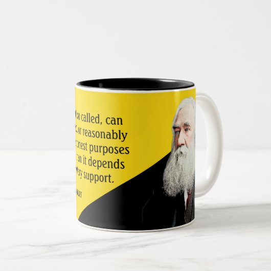 Mok Lysander Spooner Quote (Voorkant rechts)