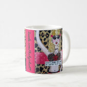 Mok... maak me niet verplicht om je op te slaan. koffiemok (Voorkant rechts)