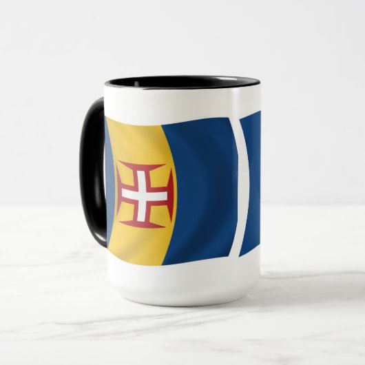 Mok Madeira-vlag (Voorkant links)