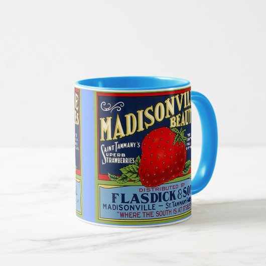 MOK ~  MADISONVILLE STRAWBERRY CRATE ETIKET! (Voorkant rechts)