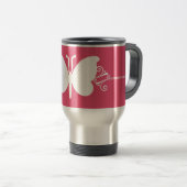 Mok magenta Butterfly Swirls (Voorkant rechts)