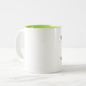 Mok mam koffie met bloemen (Voorkant links)