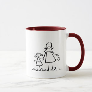 Mok mama en mij (Tekening zonder titel)