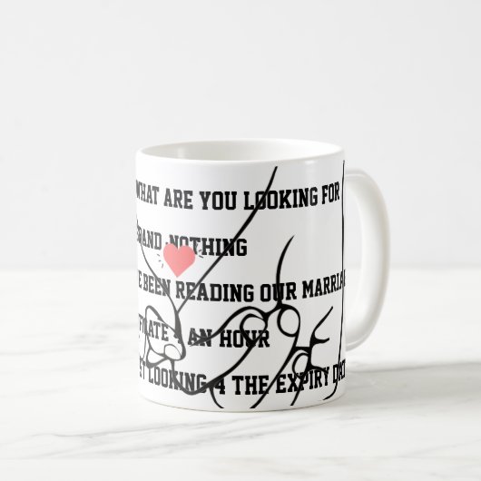 Mok man en vrouw grappen (Voorkant rechts)