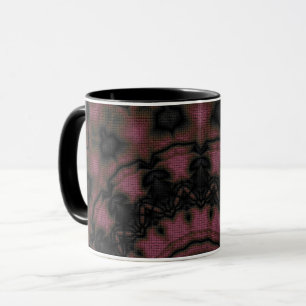 Mok Mandala rond patroon caleidoscoop retro hippie