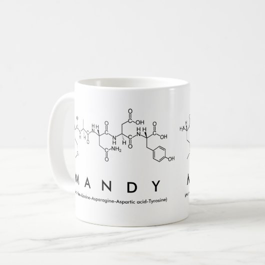 Mok Mandy peptide name (Voorkant links)