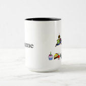 Mok mannelijke gebak Chef Name (Midden)