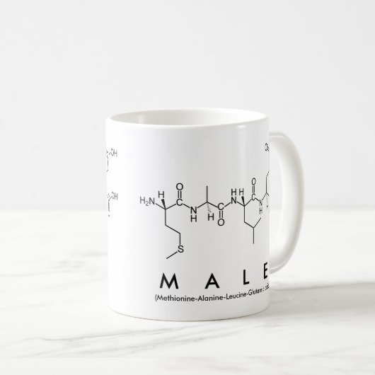 Mok Mannelijke peptidenaam (Voorkant rechts)