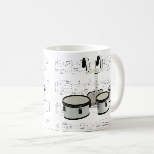 Mok - Marchingdrums met tapesuziek (Voorkant rechts)