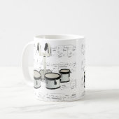 Mok - Marchingdrums met tapesuziek (Voorkant links)