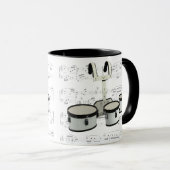 Mok - Marchingdrums met tapesuziek (Voorkant rechts)