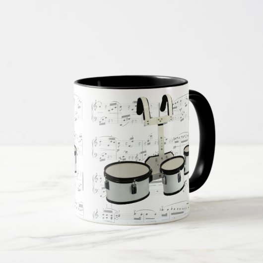 Mok - Marchingdrums met tapesuziek (Voorkant rechts)