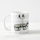 Mok - Marchingdrums met tapesuziek (Links)