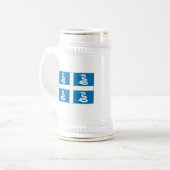 Mok Martinique-vlag (Voorkant links)